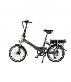 elektrische vouwfiets scamper s200 matgrijs