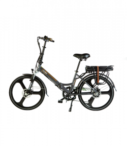 elektrische vouwfiets scamper s400 xl matgrijs